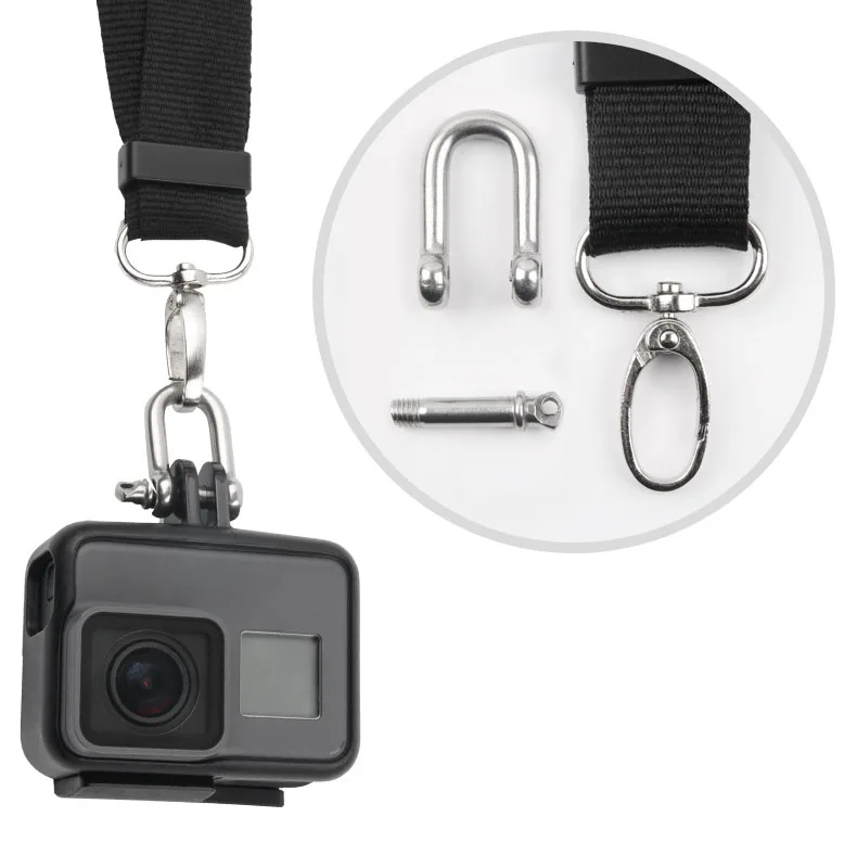 Для GoPro аксессуары шейный ремешок слинг с быстросъемной пряжкой для GoPro 8 7 6 5 5S 4 3+ 3 2 1 экшн-камера