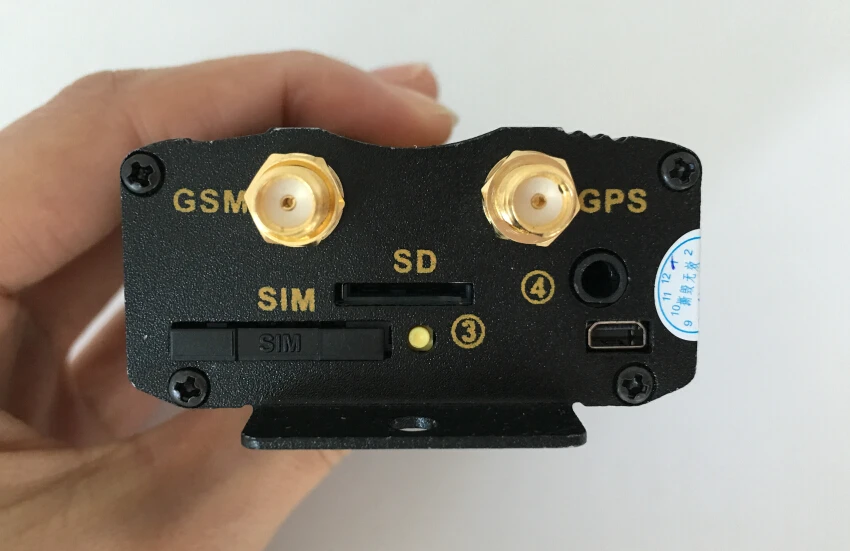 Автомобильный GPS трекер TK103A с GSM сигнализацией слот для sd карты противоугонное