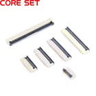 10 шт., 1 мм разъем для плоского кабеля FFC, сокет под раскладушкой, 4P 5P 6P 8P 10P 12P 14P 16P 20P 22P 24P 30P 34P