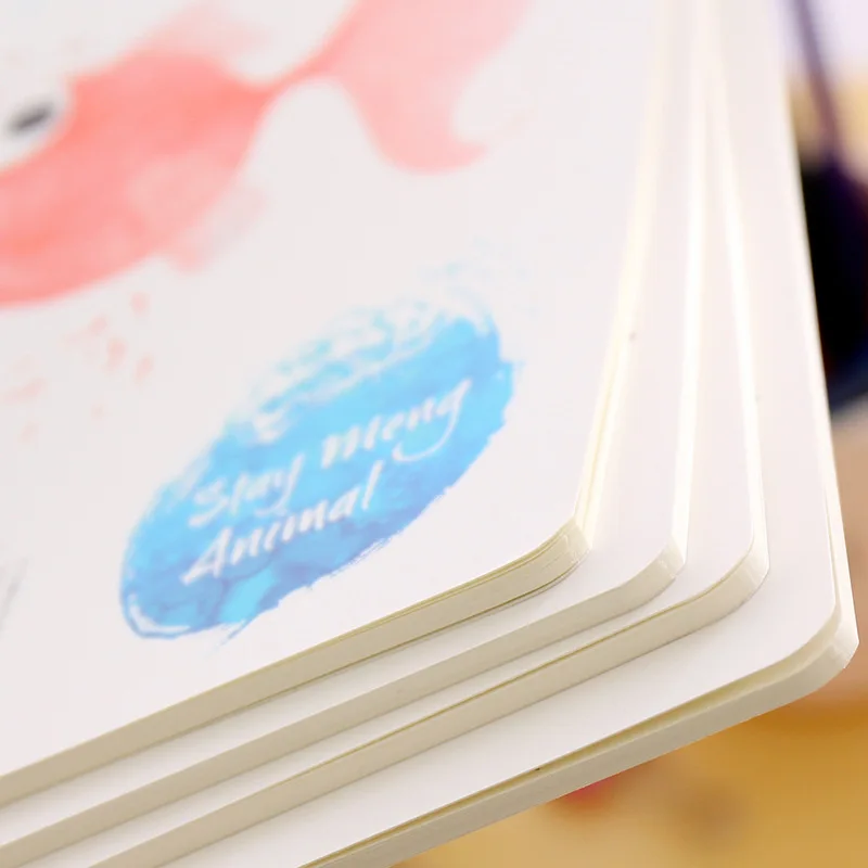 12 шт./лот мультфильм милые животные студенческий ноутбук/автомобиль линия A5