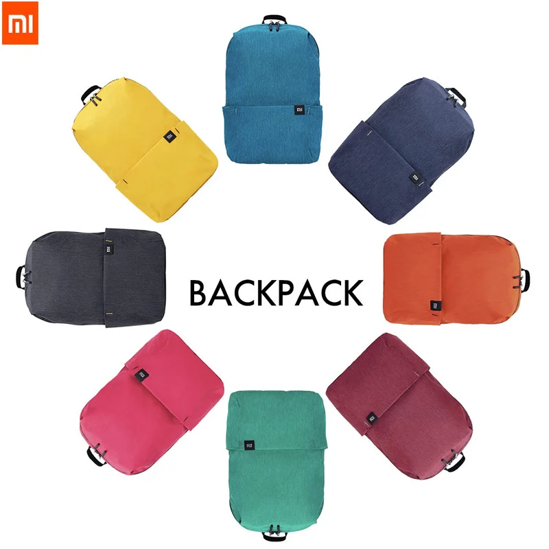 Рюкзак Xiaomi Mijia 10л сумка 8 видов цветов 165 г городские спортивные сумки для отдыха