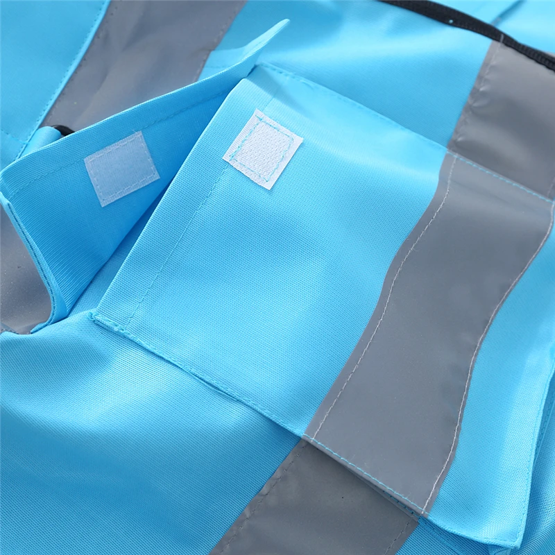 

1Pc Multicolor Hi-Vis Safety Vest Reflective Jacket Security Waistcoat 5 Pockets