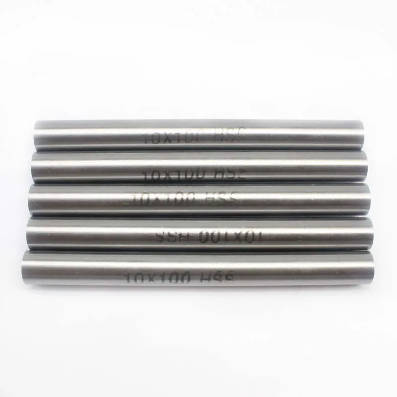 

50pcs high speed 10x100 steel round turning tool HSS 10*100 high speed steel woodworking knife white steel blade