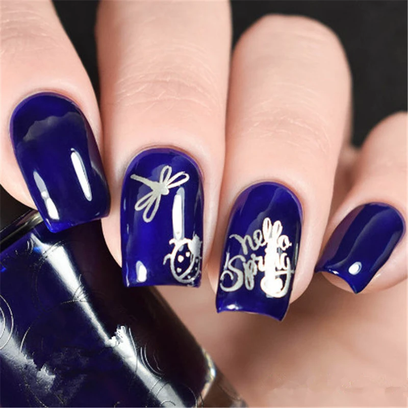 Наклейки для ногтей BORN PRETTY трафареты дизайна украшения BPX L013|templates for nails|nail stamping