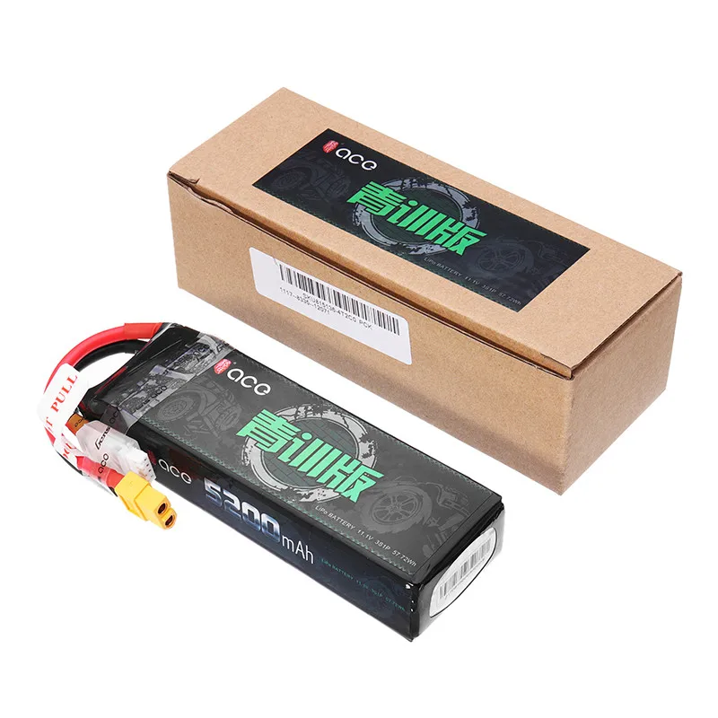 Аккумулятор Gens ace 5200 мАч 11 1 В Lipo 3S 50C Deans Plug XT60 для RTR 1/10 1/8 Scale Heli quad RC Car - купить по