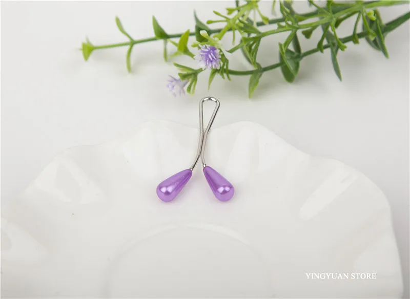 

SP39 Fashion Headwear Clips Water Drop Muslim Hijab Pins