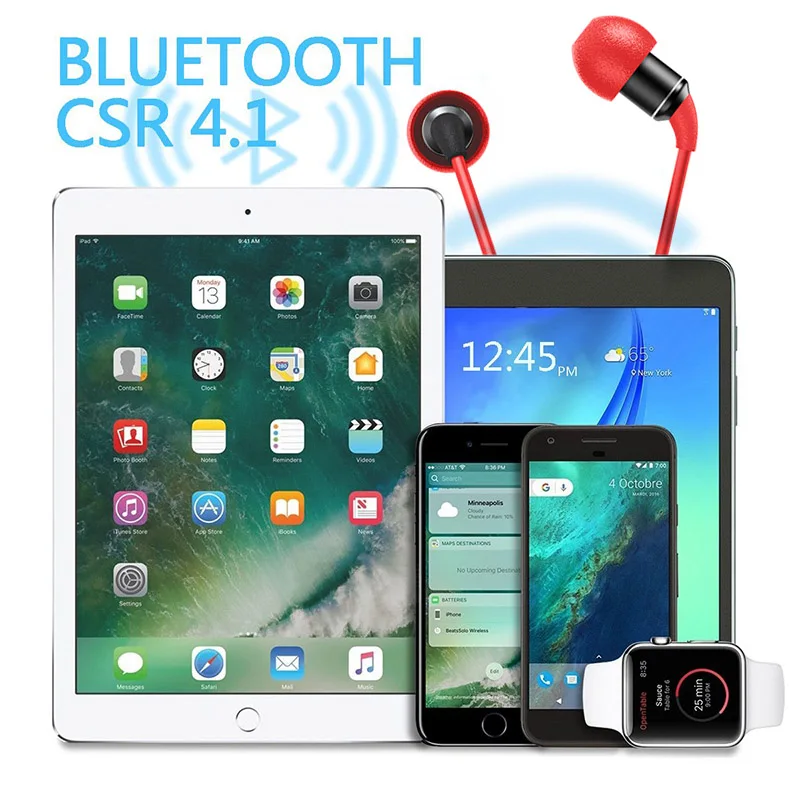 Беспроводные Bluetooth наушники вкладыши для iPhone Samsung Huawei SD998|Наушники и гарнитуры| |