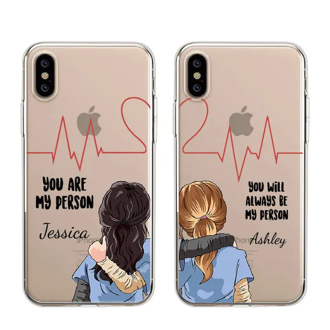 Пользовательских персонализированные имя путешествия BFF Best Friend Чехлы для
