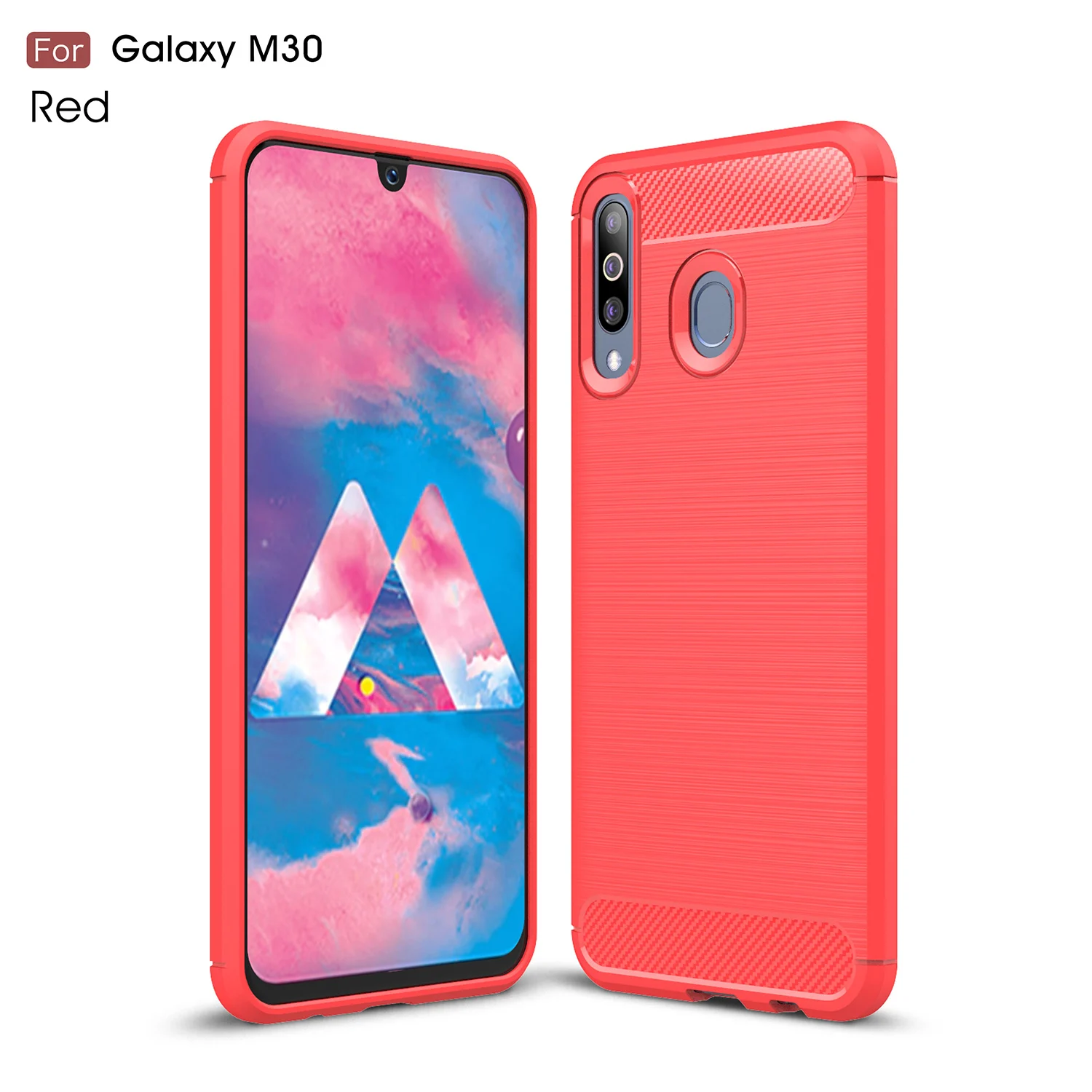 Чехол для Samsung Galaxy M20 M10 M30 силиконовый чехол из ТПУ Ультратонкий Мягкий матовый