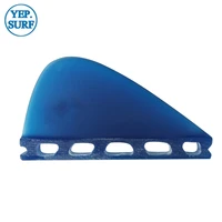 single tabs vs knubster center keel set fin x small sup surf paddling center kneel fin fibreglass blueredblack color