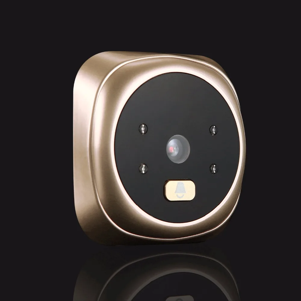 

2.4 Inch TPS HD IR Camera Peephole Viewer Motion Detection 135 Degree Cat Eye Doorbell Night Vision Photo Taking/Video Recording