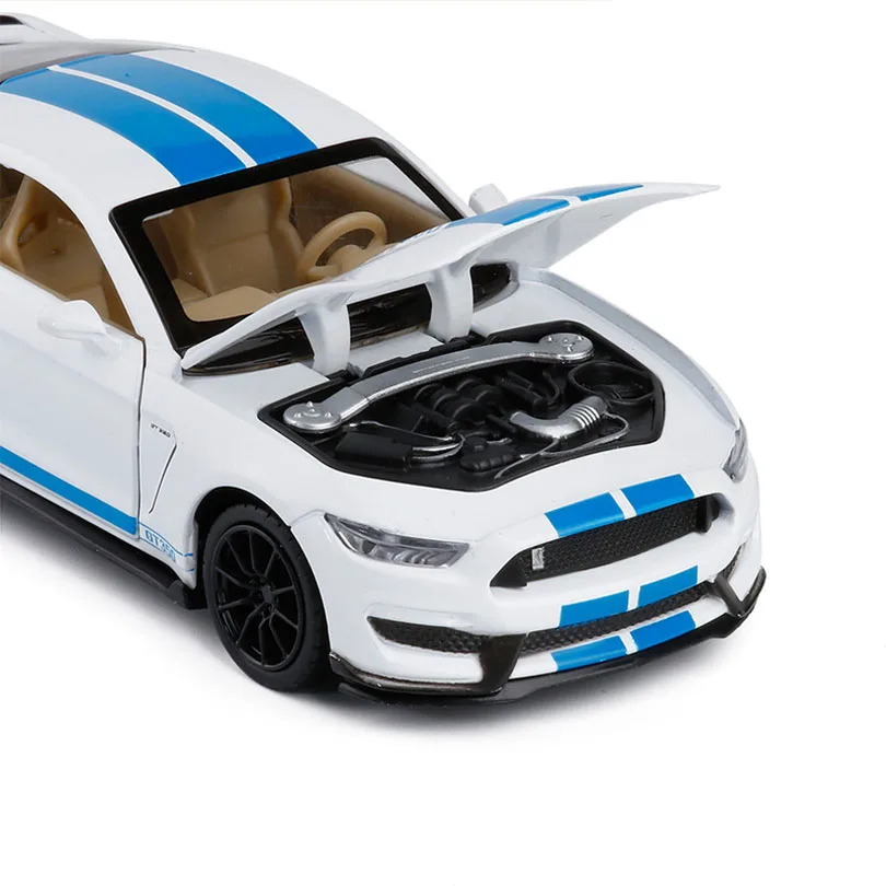 1/32 Шелби GT350 спортивный автомобиль моделирование игрушечный модель сплав