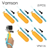 vamson for gopro accessories floaty bobber floating waterproof monopod selfie stick for gopro hero 5 4 3xiaomi yi vp411a