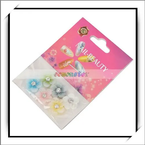 Free Shipping Colorful flowers Drill Nail Art Decorate 100% manufacturer compatible 10004395 | Красота и здоровье