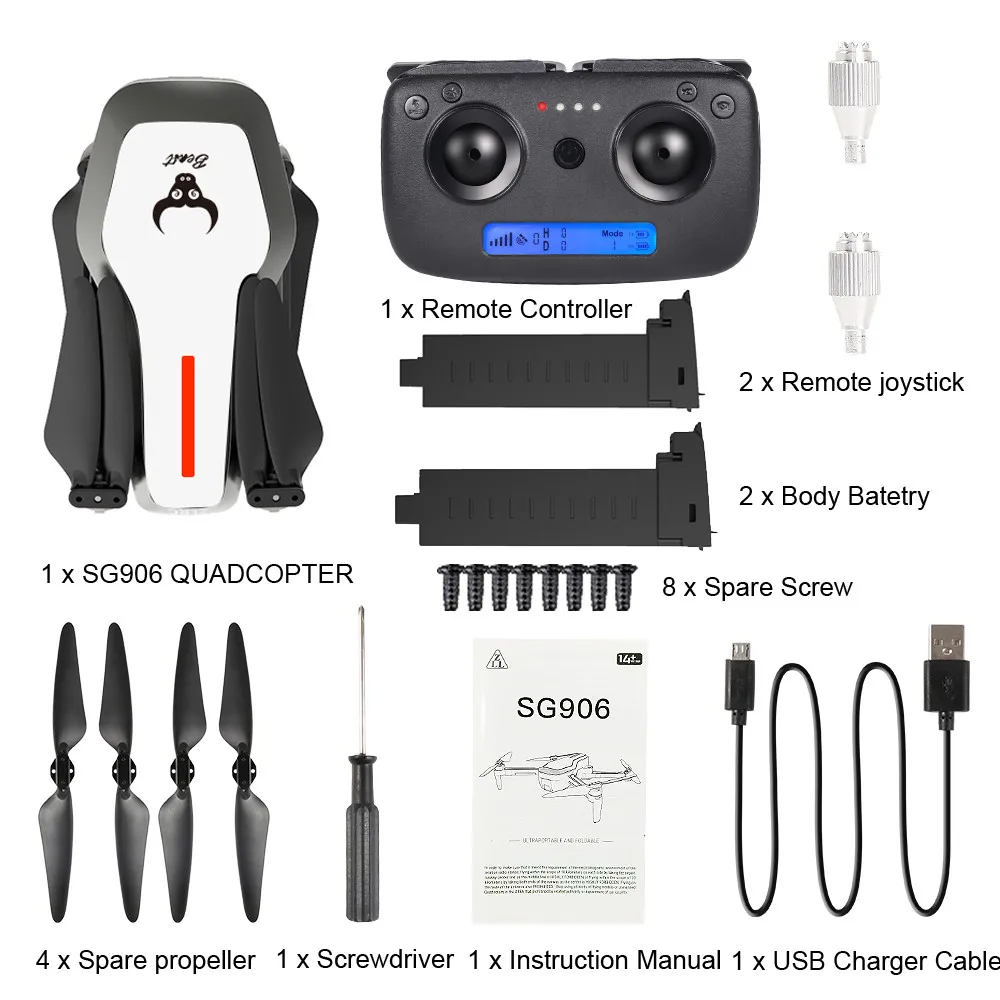 SG906 GPS флэш камера с Wi Fi FPV ультрачистой камерой бесщеточным селфи GPS/оптическим
