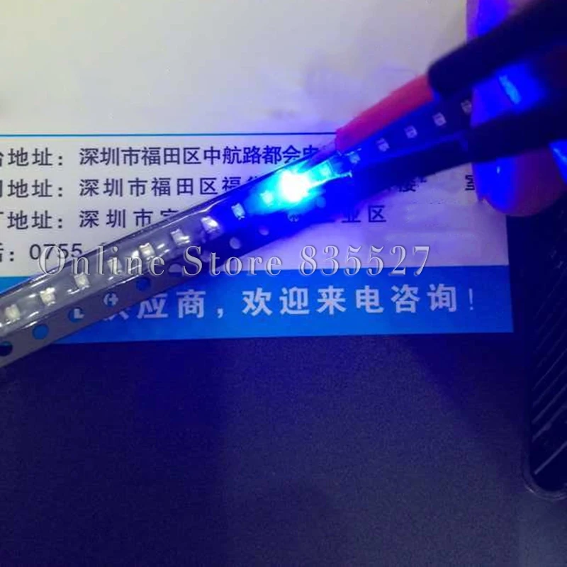 

1000PCS/LOT 2012 0805 blue 120-150mcd SMD lamp beads bright LED light emitting diode leds highlight Indicator light