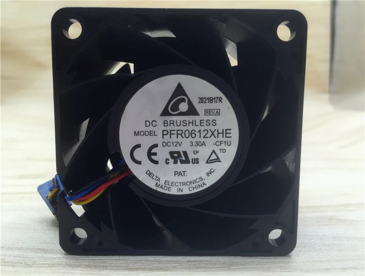

Оригинальный Delta 60*60*38 мм DC 12 В 3.30A 6 см PFR0612XHE PWM вентилятор охлаждения с большим объемом воздуха