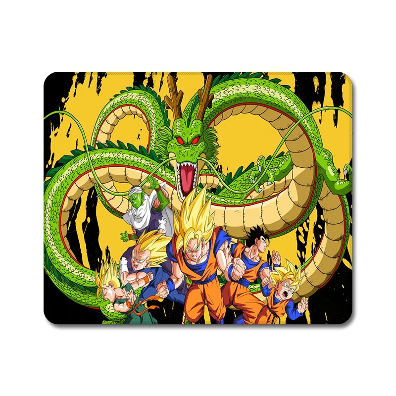 Драконий жемчуг Goku Comics аниме натуральный резиновый коврик для мыши ноутбука
