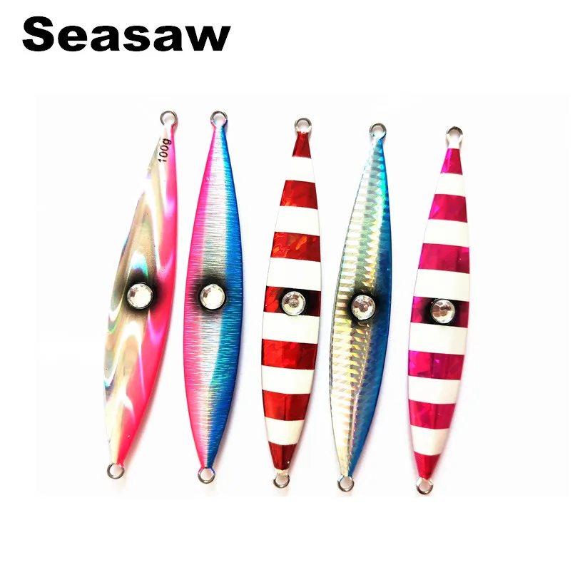 own factory new mould  jig fishing lure deep fast slow jig boat jig lure direct manufacturers 80g/100g fishing boat lure