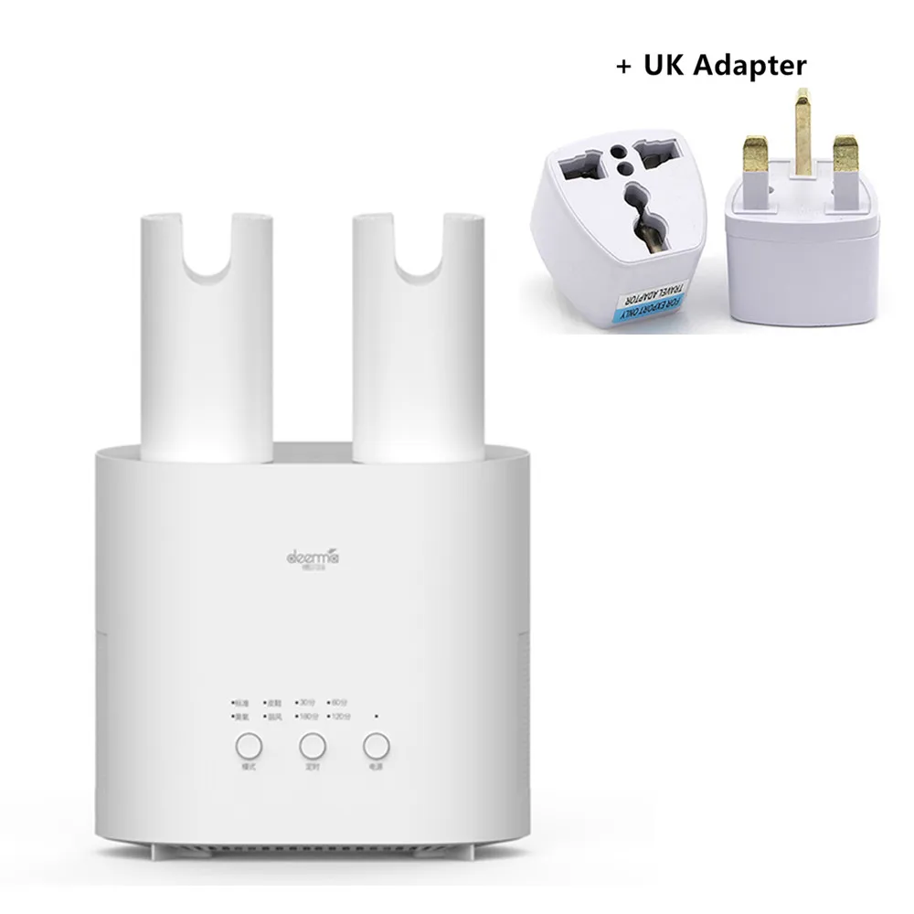 Add UK Plug Mi jia Deerma DEM-HX20 интеллектуальная многофункциональная Выдвижная сушилка для обуви многофункциональная стерилизация Dehu mi dification для обуви - Цвет: Add UK Plug