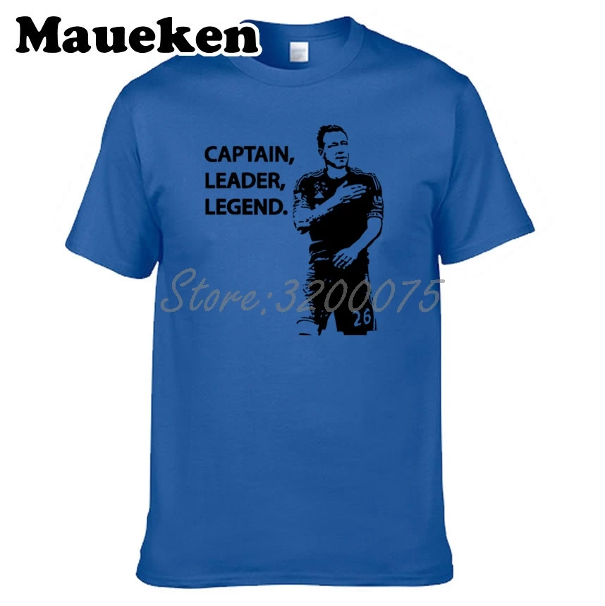 Мужская футболка с круглым вырезом John Terry 26 Captain Leader в английском стиле Подарок