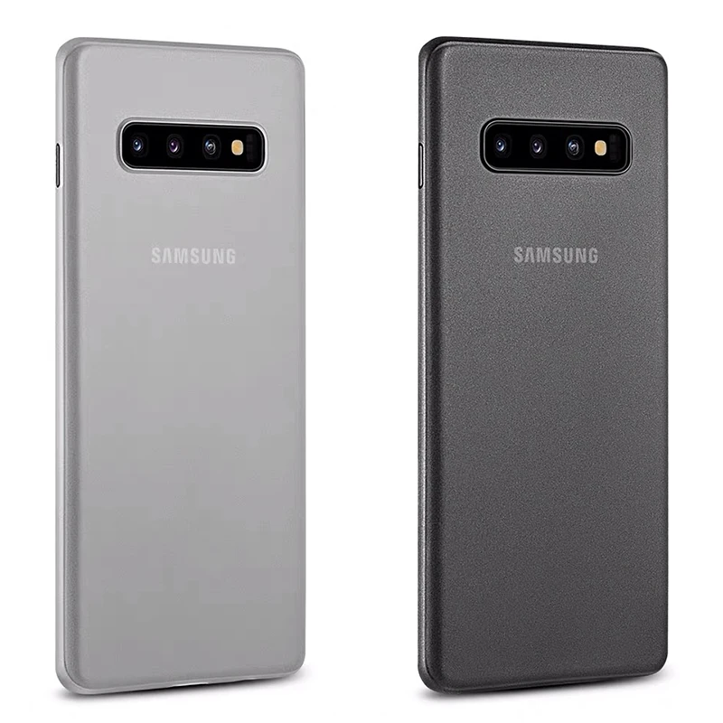 Ультратонкий 0 3 мм чехол для телефона Samsung Galaxy S8 S9 Plus Note 8 9 матовый прозрачный ПК