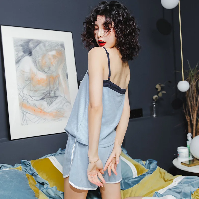 JRMISSLI Женская пижама с коротким рукавом комплекты 100% хлопок в виде розы принтом