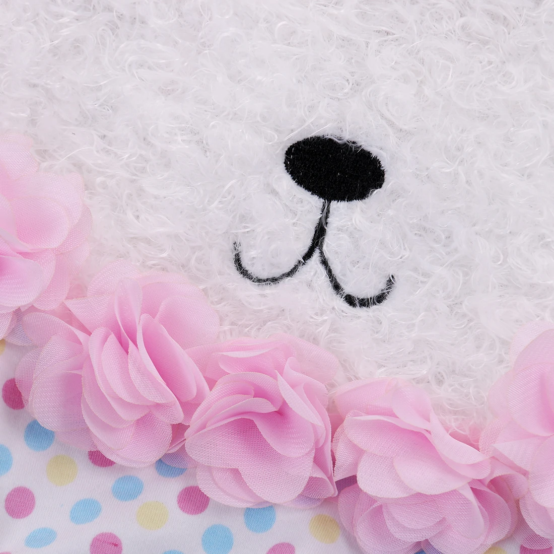 2018 New Brand Cotton Short Sleeve Furry Baby Girl Clothes Polka Dot Bear Romper Jumpsuit Outfits 0-18 M | Детская одежда и обувь