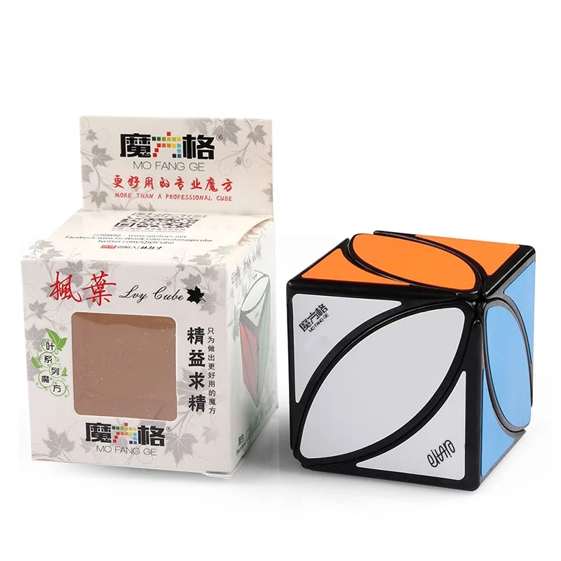 D FantiX Qiyi Mofangge FengYe Skew волшебный кубик головоломка игрушка скоростной для листьев