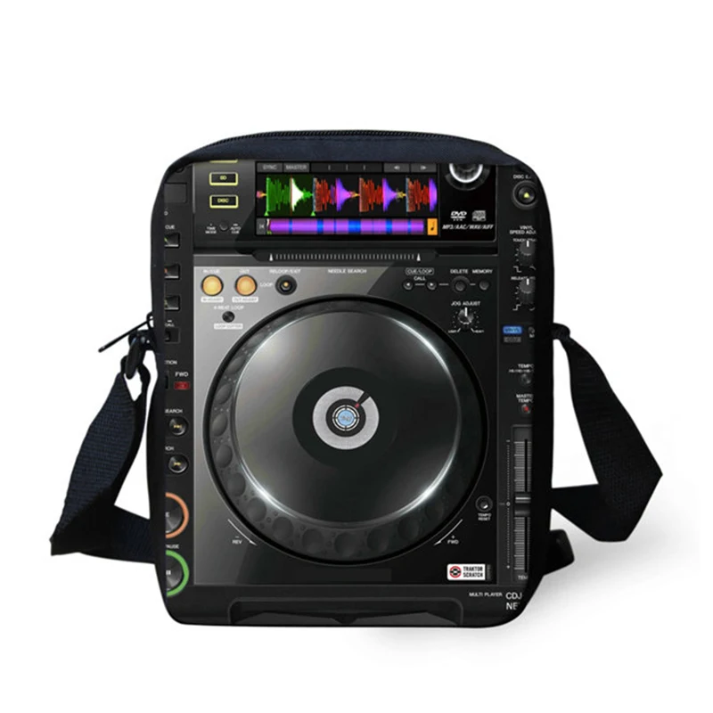 ThiKin модный дизайн DJ музыкальные сумки мессенджеры записывающий плеер мужские