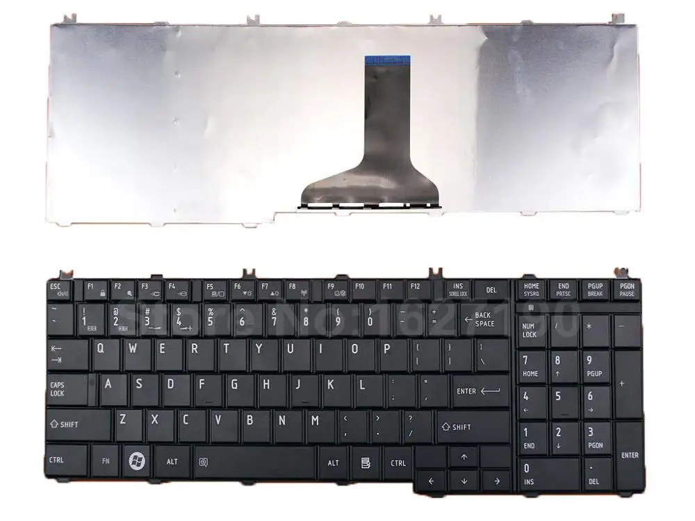 Для TOSHIBA Satellite C650 C660 L650 L670 черный новый США Макет/письмо Замена Reapair Note/Клавиатура