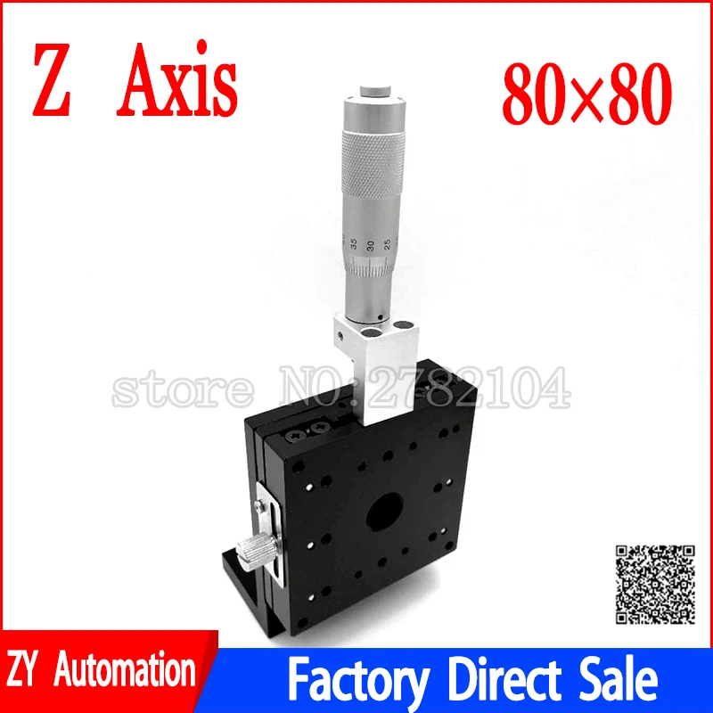 Z Axis Vertical lifting Cross Roller Rail Platform Displacement slide Sliding Stage 80*80mm | Обустройство дома