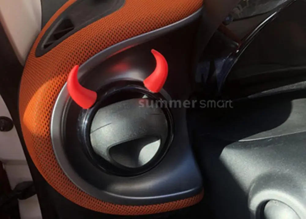 Бесплатная доставка 2 шт./лот пластиковый Рог дьявола кузова автомобиля для Mercedes