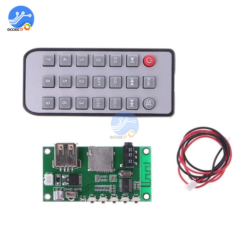USB KCX BT001 беспроводной Bluetooth 5 0 декодер плата аудио приемник с дистанционным