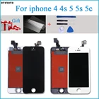 ЖК-дисплей без битых пикселей для iPhone 5, экран и сенсорный дигитайзер в сборе, замена с подарками, черный, белый, AAA, бесплатная доставка