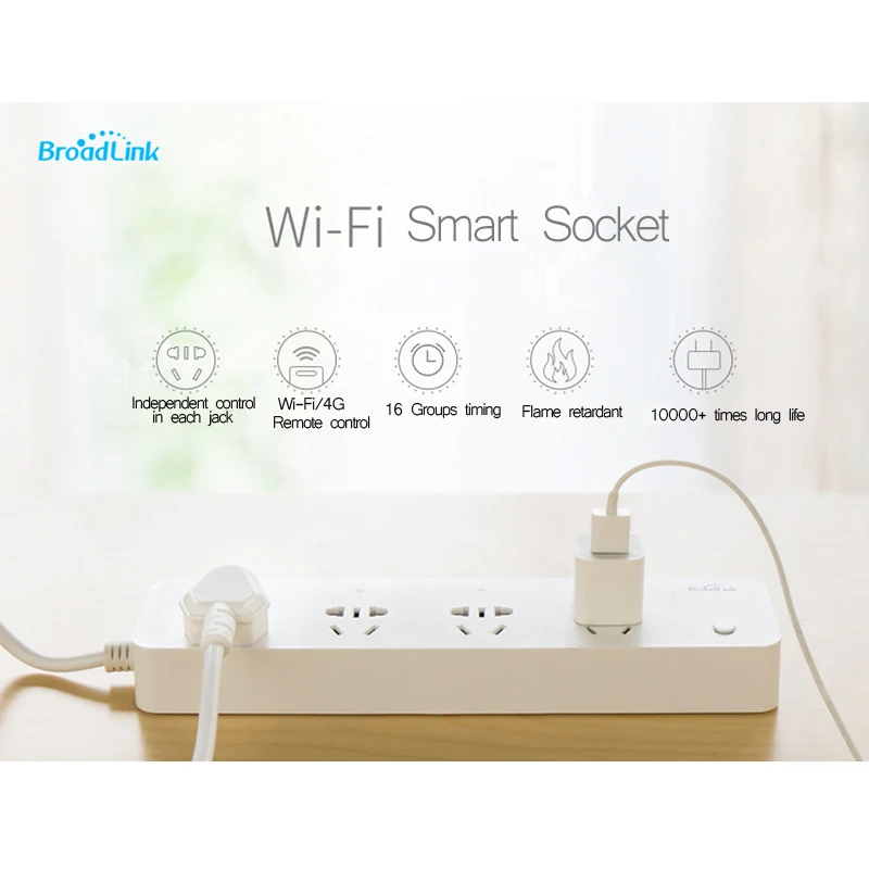 OriginalBroadlink MP1 умная полоса питания 10A WIFI Пульт дистанционного управления отдельно