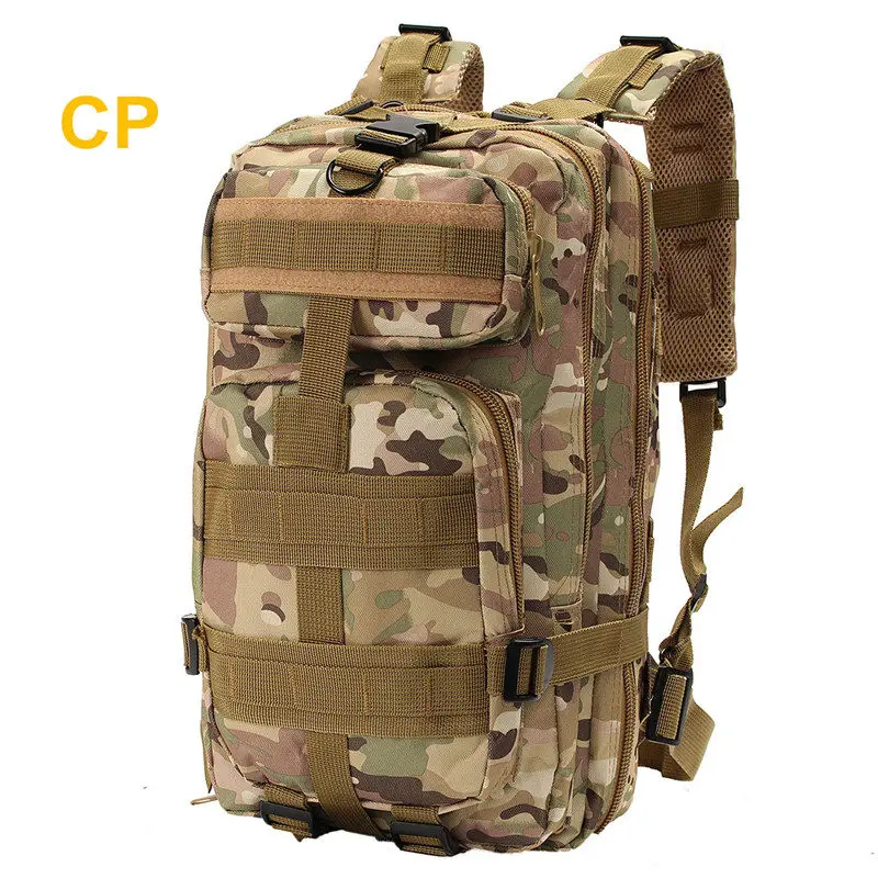CP 30L военный тактический рюкзак, рюкзак, регулируемый, для путешествий, кемпинга, треккинга, камуфляжная сумка, для улицы, спортивная сумка, армейская сумка - Цвет: CP