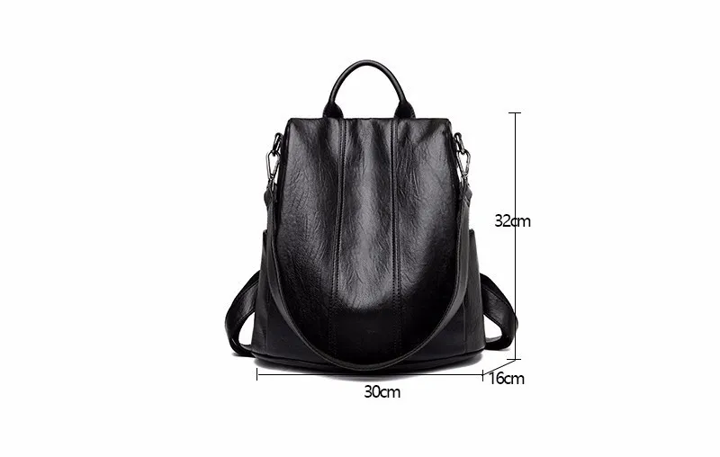 Женские кожаные рюкзаки Sac A Dos, женский рюкзак, школьные сумки для девочек, для путешествий, Большой Вместительный рюкзак, повседневный рюкзак, новинка