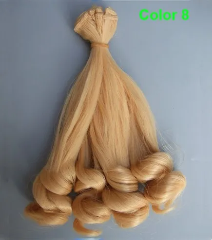 18 см качественные высокотемпературные кукольные парики 1/3 1/4 1/6 BJD SD AD diy кукольные волосы для куклы blyth