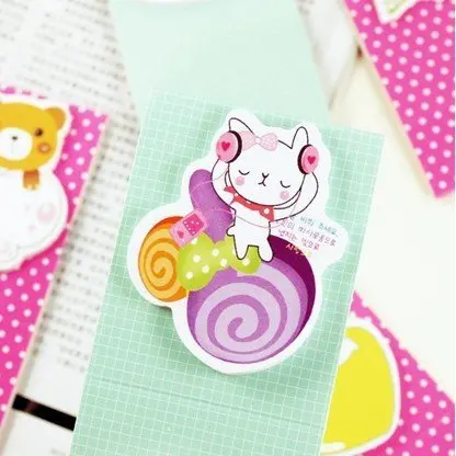 Free shipping wholesale Sweet Stand sticky Memopd notepad cute memo pad 53*72mm|notepad organizer|pad babynotepad games |