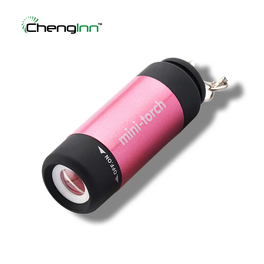 Chenglnn Usb мини брелок фонарик перезаряжаемый водонепроницаемый карманный