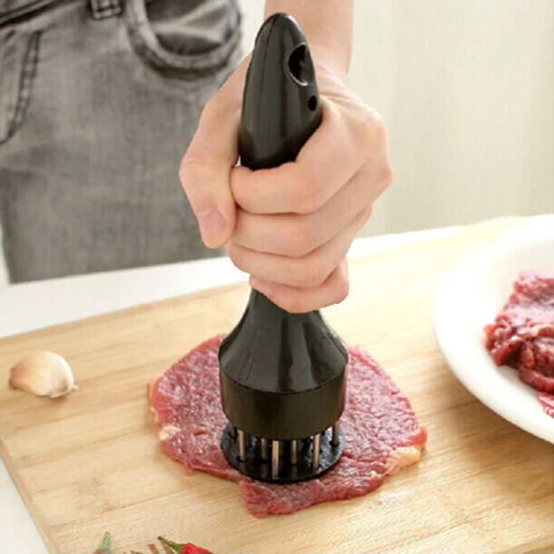 Новый Профессиональный Мясо Tenderizer С Нержавеющая сталь Иглы зубец Кухня