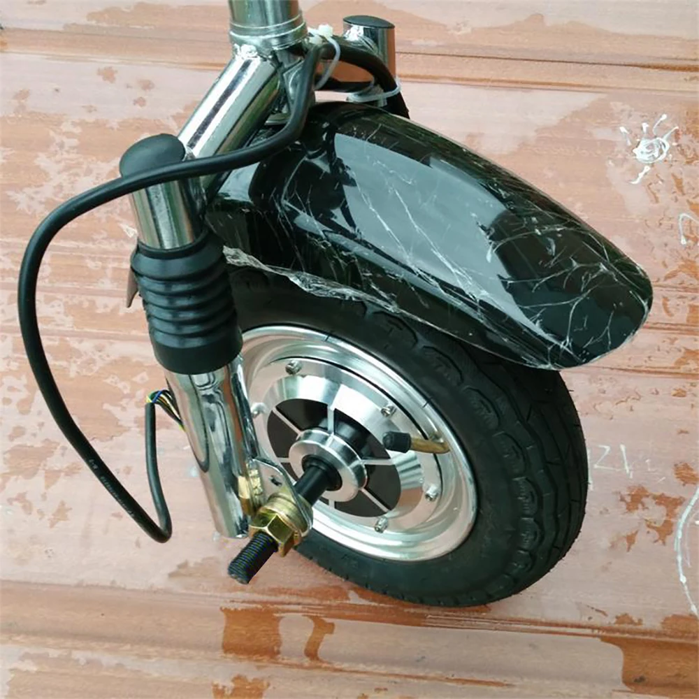 Электрический велосипед мотор для центрального движения колеса 10 ''36 V 350W 30 км/ч 10 дюймов безщеточный мотор для центрального движения без зубчатой передачи электрический скутер приводной комплект с аксессуаром