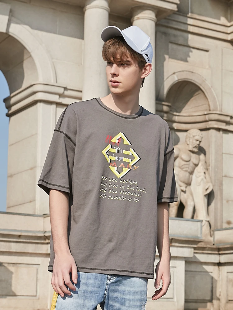 Пионерский лагерь Геометрия Треугольники футболки Для мужчин хип хоп с принтом