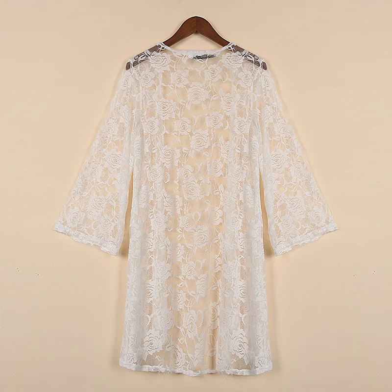 Блузка женская кружевная с вышивкой Пляжная большого размера 2019|women blouses|top blouseblouse