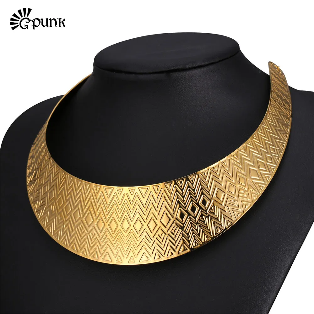 Высокий крутящий момент для женщин заявление Чокер ожерелье в стиле панк с