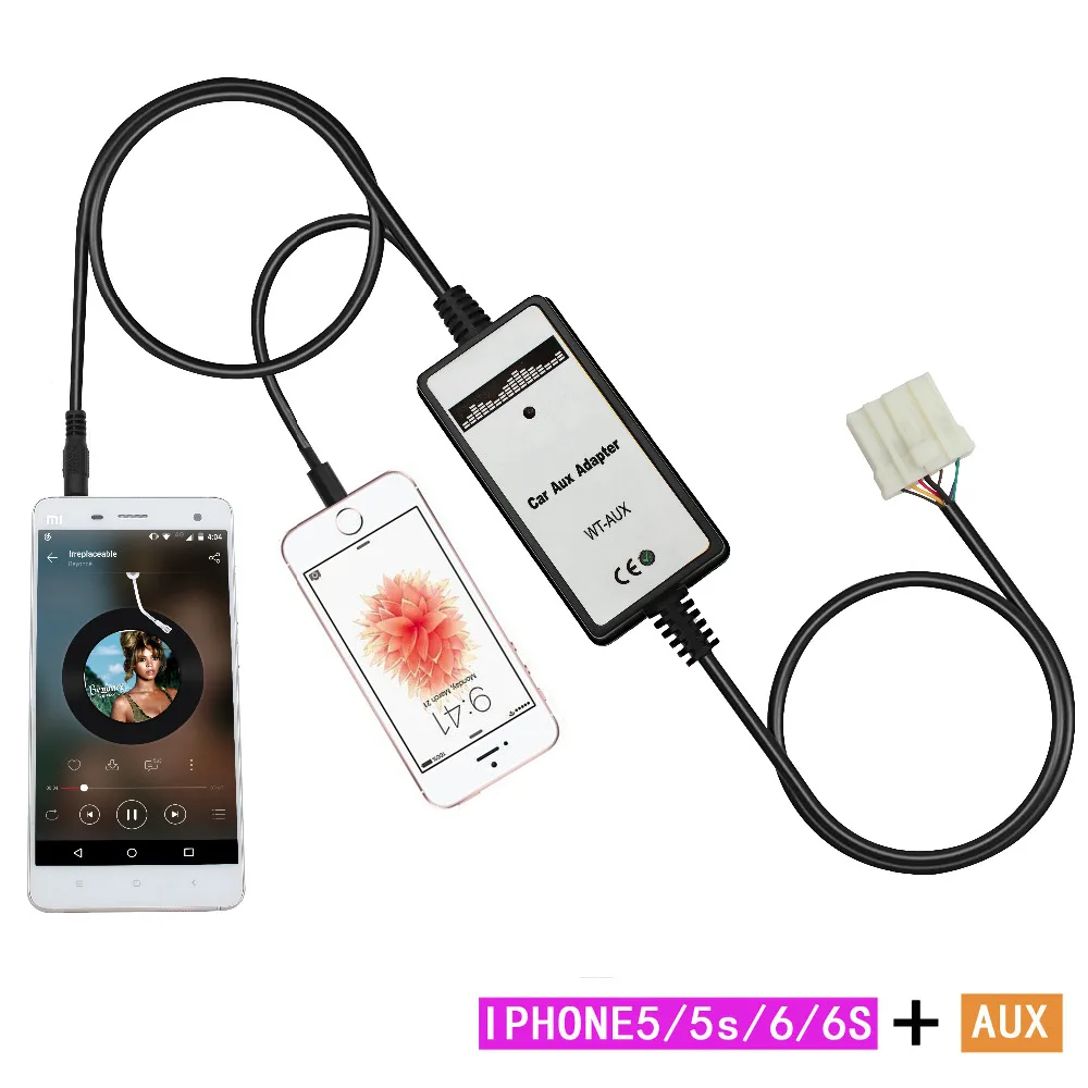Автомобильный Mp3 телефонный адаптер 3 5 мм кабель вспомогательное оборудование