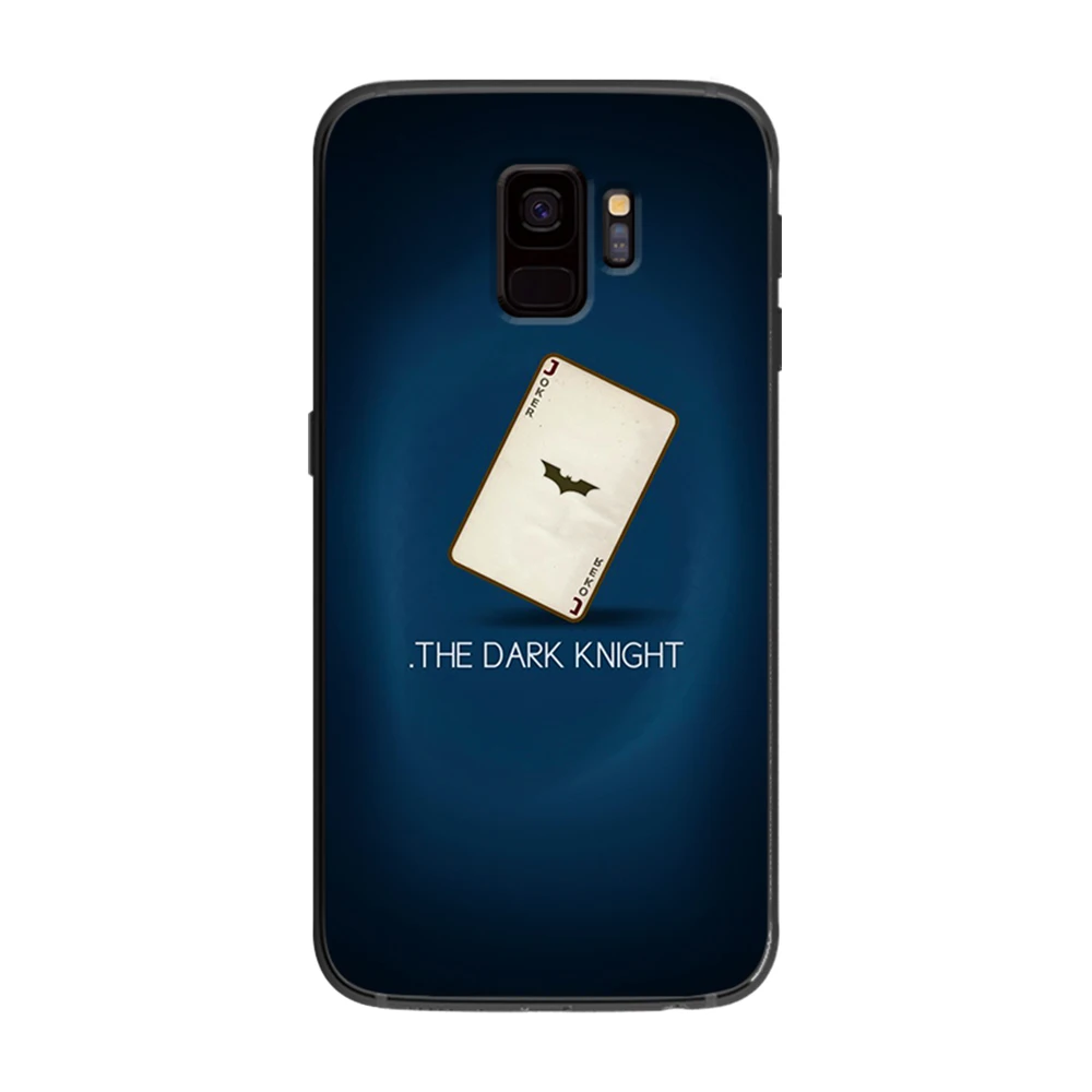 Темный минималистичный мягкий чехол для телефона Samsung Galaxy S6 S7 S8 S9 S10e Plus Note 8 9 чехлы