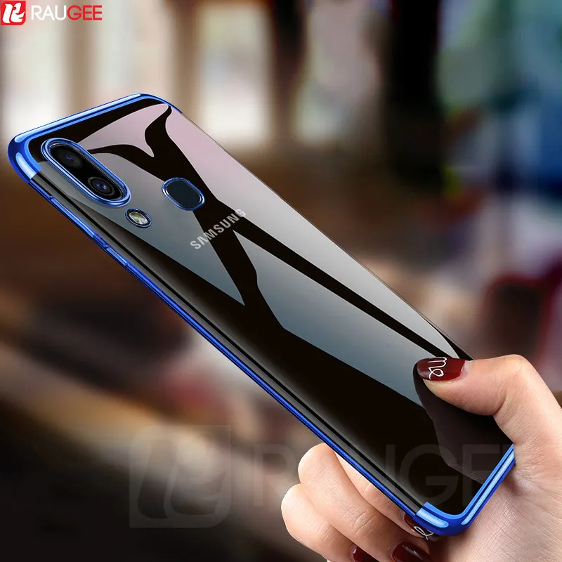 Простой чехол для Samsung Galaxy A40 A40S мягкий бампер Ультратонкий силиконовый A 40 A40s |