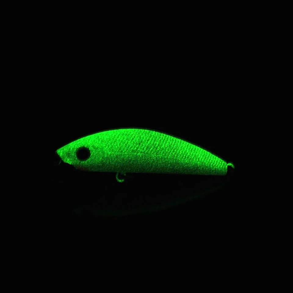 

1PCS Minnow Lure 7cm 8g 3D Luminous Night Fishing Bait Hard Fishing Lures With Two Treble Hooks